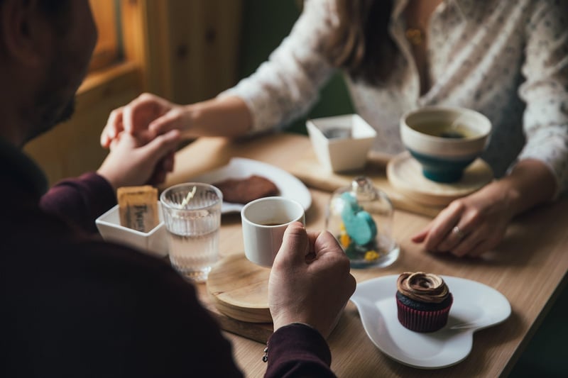 Couple in Restaurant
